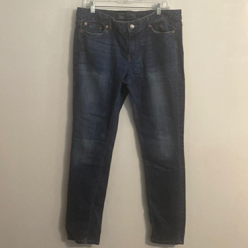 Mossimo Skinny Premium 5 pocket distressed jeans, size 14R